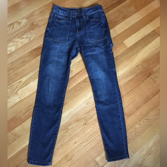 Sky & Sparrow carpenter painter high waist jeans size 7 - Picture 1 of 7